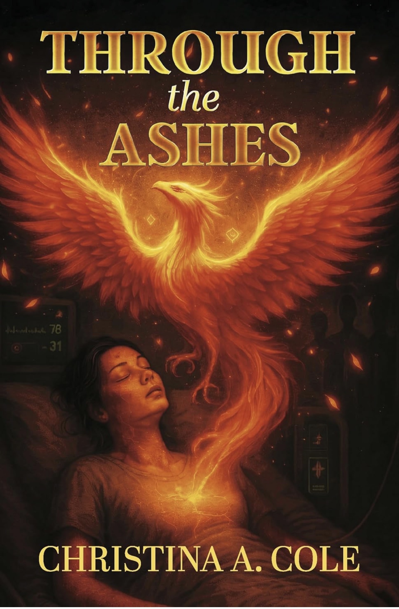Through the Ashes book cover by Christina A. Cole